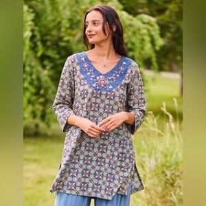 April Cornell Mystique Tunic Size Medium